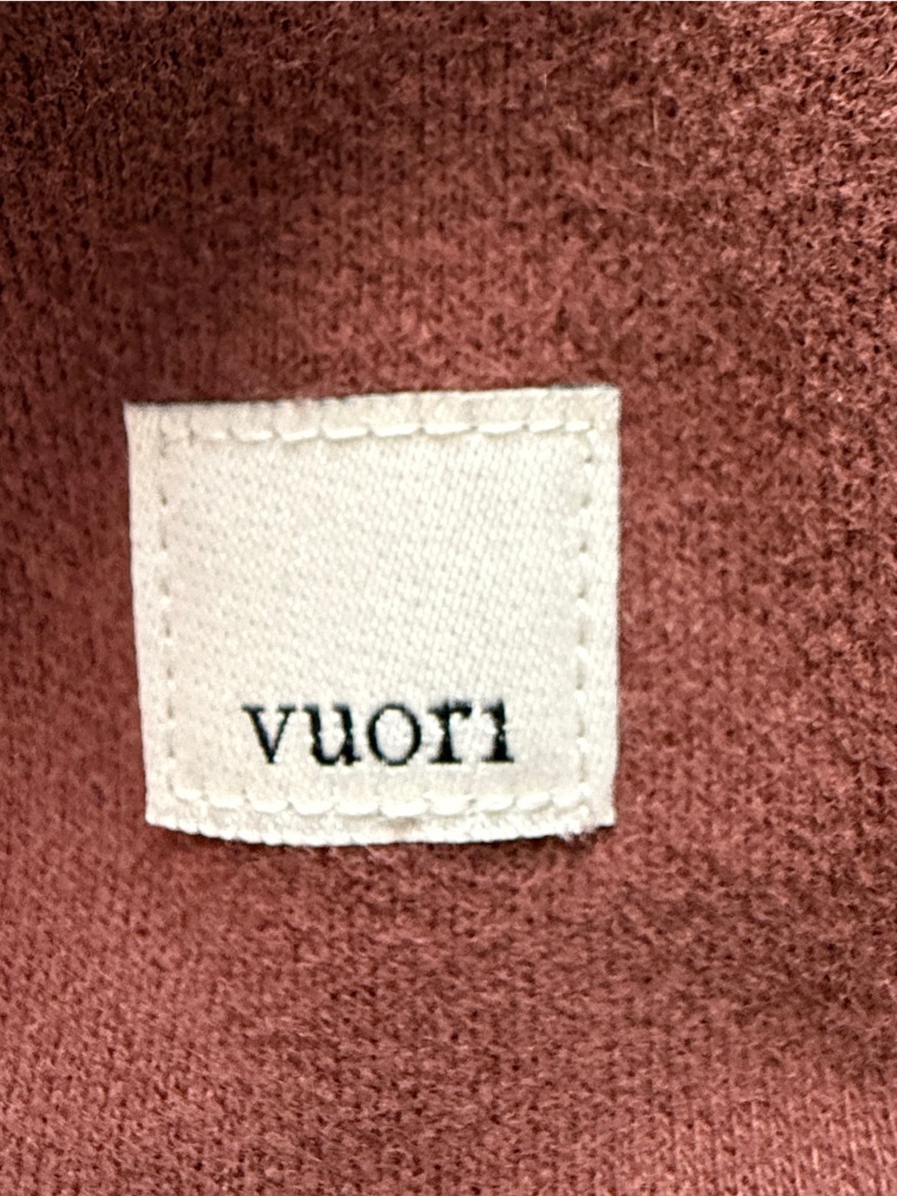 Vuori Terracotta Brown Cropped Sweatshirt - Picture 6 of 7